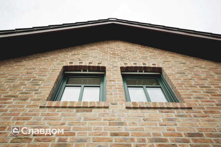 Коттеджный поселок с облицовкой кирпичом Terca Veldbrand Exterieur
