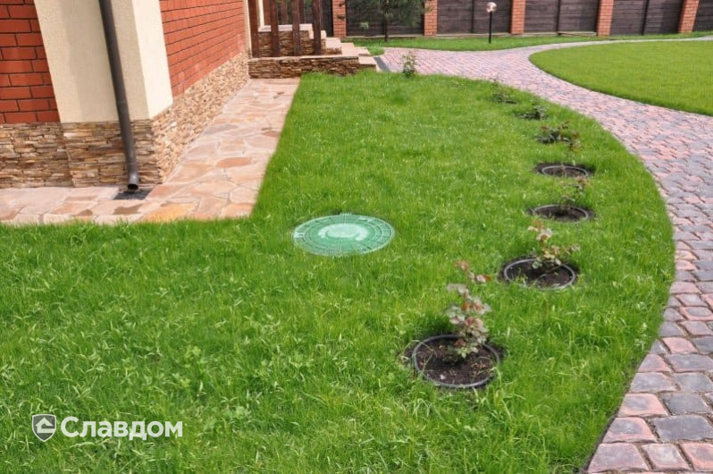 Благоустройство участка в Московской области с иcпользованием продукции Standartpark