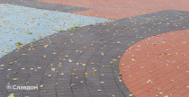 Площадь с применением брусчатки Penter Baltic Klinker Pavers Classic и Braun