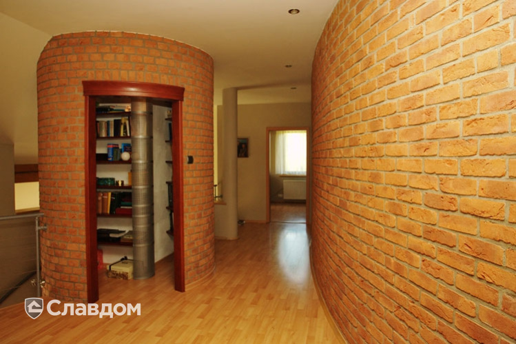 Внутренняя отделка фасадной плиткой LHL Terra Cotta