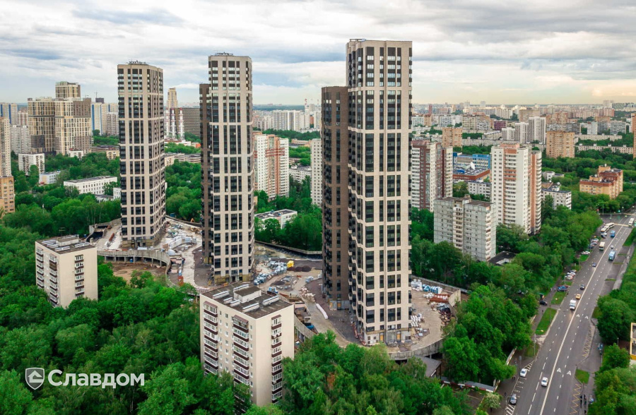 ЖК "Фестиваль парк" с применением фасадной плитки Stroeher