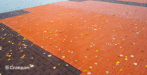 Площадь с применением брусчатки Penter Baltic Klinker Pavers Classic и Braun