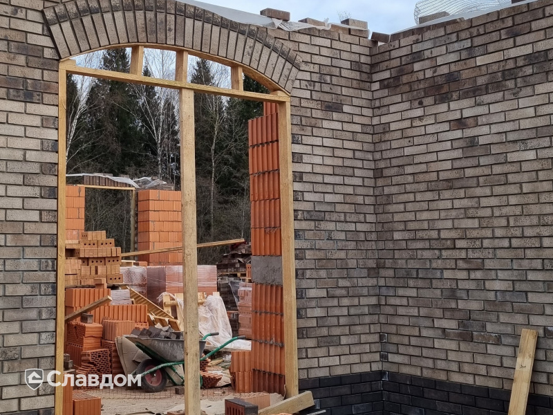 Строительство дома с использованием кирпича Faber Jar Нарвский в г. Ярославль