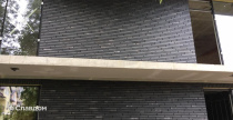 Частный дом с облицовкой фасадной плиткой Stroeher Riegel 50 456