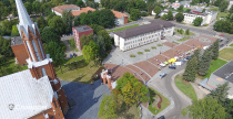 Площадь в г.Кайшядорис с применением брусчатки Penter Baltic Klinker Pavers Nuance