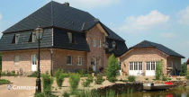 Частный дом с облицовкой кирпичом Nelissen Beguina (Begijhofsteen)