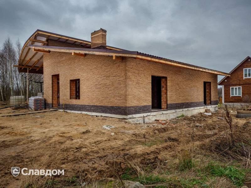 Стройка частного дома с применением кирпича Донские зори Голицынъ