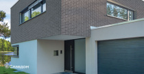 Частный дом с облицовкой фасадной клинкерной плиткой King Klinker Dream House 23 Grey eminence