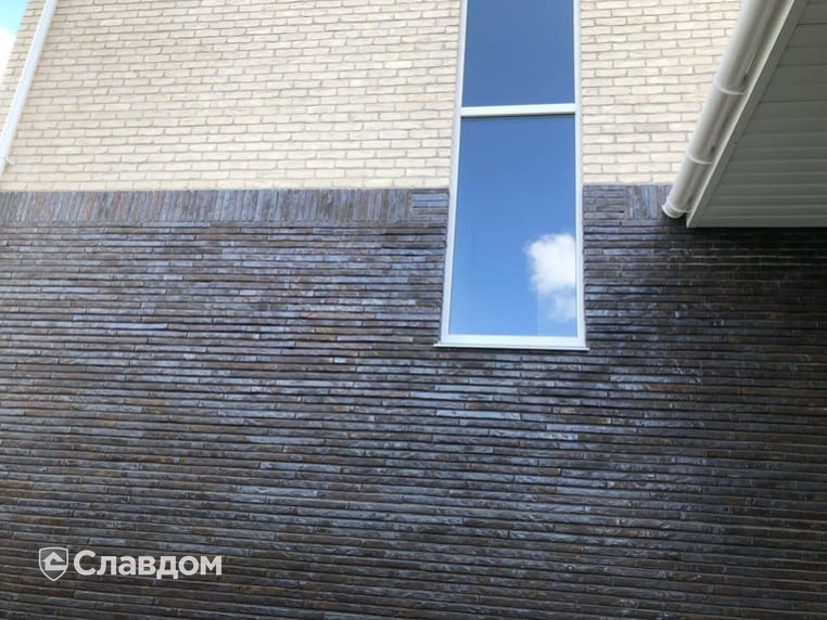 Частный дом с облицовкой из кирпича Богандинский КЗ Романов