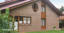 Дом с мансардой с облицовкой кирпичом Terca Veldbrand Exterieur