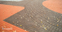 Площадь с применением брусчатки Penter Baltic Klinker Pavers Classic и Braun