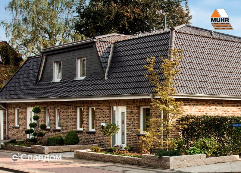 Частный дом с облицовкой кирпичом ручной формовки MUHR Nr 16 Norderney