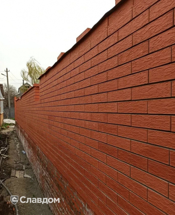 Строительство дома с применением кирпича Вышневолоцкая керамика Красный лава 1НФ
