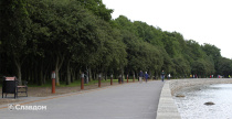 Парк в Сеннерборге с применением брусчатки MUHR 15 Schwarz-bunt edelglanz