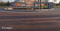 Сквер с применением брусчатки Penter Baltic Klinker Pavers Nuance