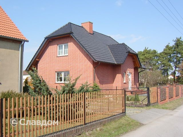 Частный дом с облицовкой кирпичом Terca Oderland
