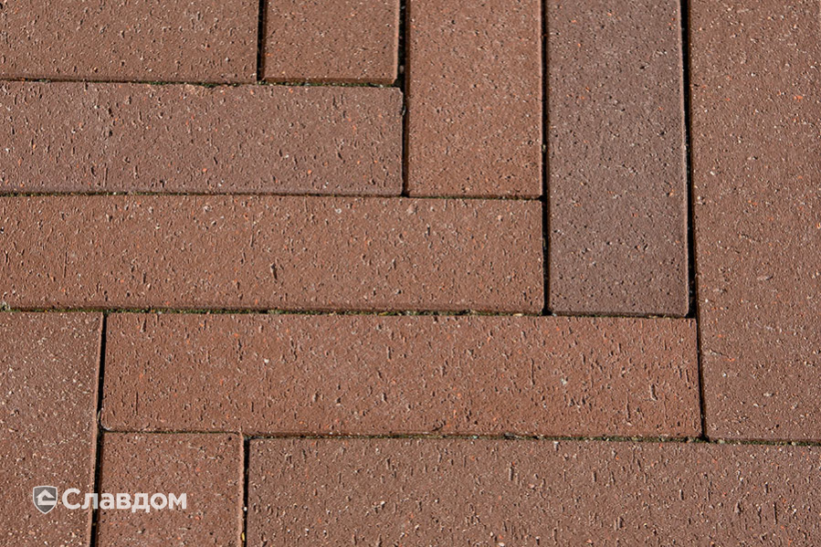 Территория частного дома с применением брусчатки Penter Baltic Klinker Pavers Nuance STT65