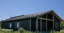 Частный дом с использованием кликфальца ARMO Rooftop Matte RAL 7024