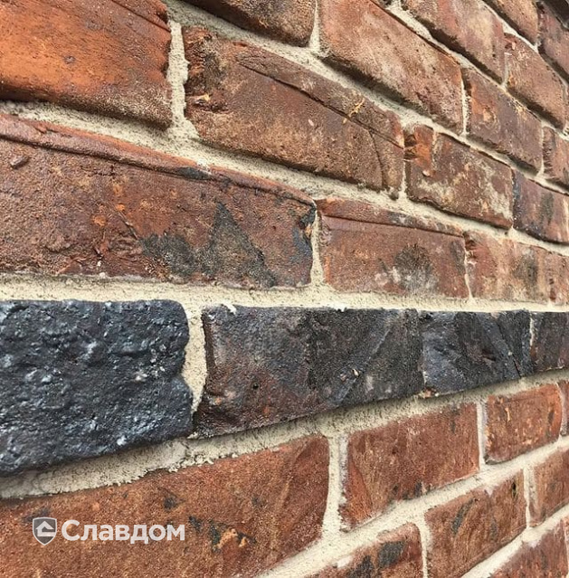 Строительство частного дома с использованием кирпича Сафоно Клинкер