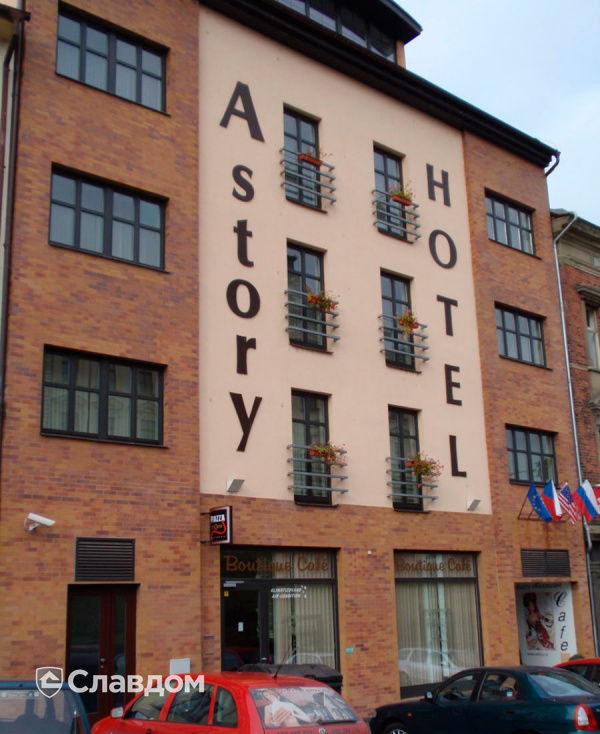 Здание Astory Hotel с облицовкой фасадной плиткой Stroeher Keraprotect 405