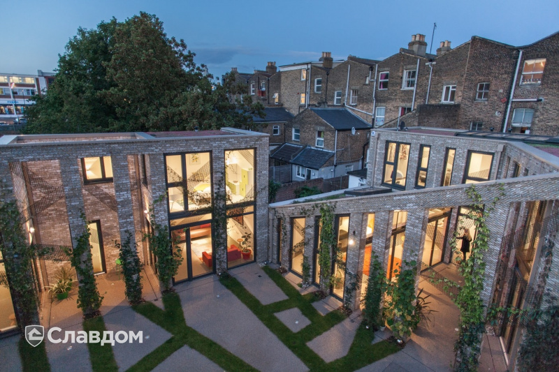 Эко-дом в Лондоне с облицовкой кирпичом Terca Marziale