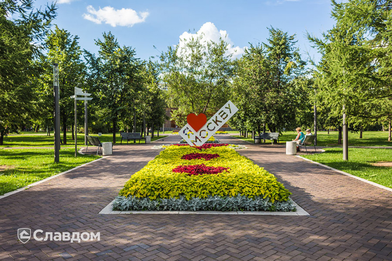 Гончаровский парк в Москве с применением клинкерной брусчатки Penter Titan braun-anthrazit