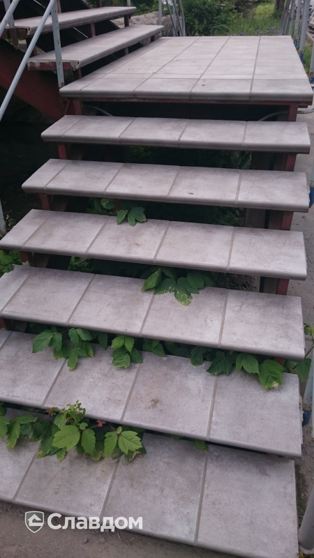 Крыльцо со ступенями Stroeher Aera T 705 beton