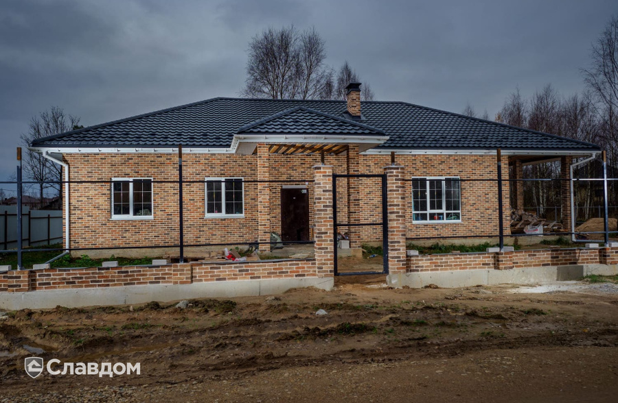 Дом с облицовкой из кирпича Донские зори Шереметьево