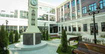 Клубный деловой центр Central Yard с облицовкой фасадной плиткой Stroeher Keravette Shine 825 sherry