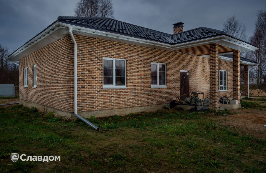 Дом с облицовкой из кирпича Донские зори Шереметьево