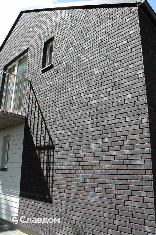 Частный дом с облицовкой фасадной плиткой Stroeher Steilinge 376