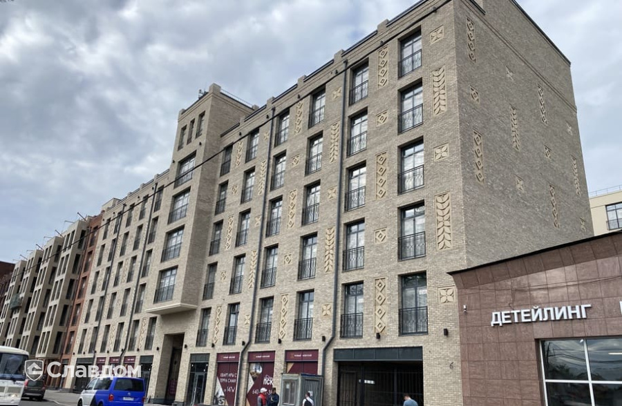 ЖК "Новый Невский" в г. Санкт-Петербург с облицовкой кирпичом Богандинский КЗ Лозьер