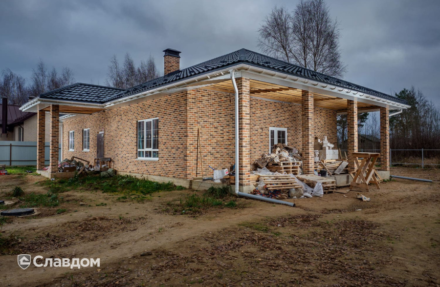 Дом с облицовкой из кирпича Донские зори Шереметьево