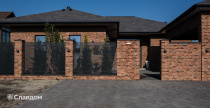 Частный дом с облицовкой кирпичом Terca Kastanjebruin