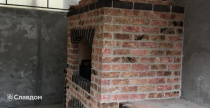 Зона барбекю с облицовкой кирпичом RIGHTBRICK Мунк в г. Краснодар