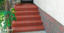 Частный дом со ступенями Stroeher Terra 215 patrizierrot