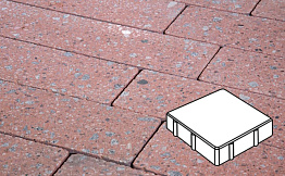 Плитка тротуарная Готика, Granite FINO, Квадрат, Травертин, 150*150*60 мм