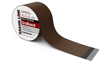 Герметизирующая лента Grand Line UniBand RAL 8017 коричневый, 300*15 см