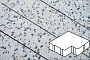 Плитка тротуарная Готика, City Granite FINO, Калипсо, Грис Парга, 200*200*60 мм