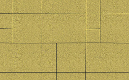 Плитка тротуарная Грандо Б.9.Ф.6см гладкий желтый