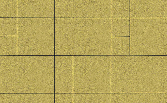 Плитка тротуарная Грандо Б.9.Ф.6см гладкий желтый
