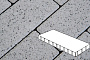 Плитка тротуарная Готика, Granite FERRO, Плита, Белла Уайт, 800*400*100 мм
