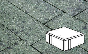 Плитка тротуарная Готика, City Granite FINO, Квадрат, Порфир, 100*100*100 мм