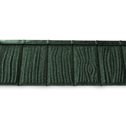 Композитная черепица рядовая Metrotile IShake Dark green