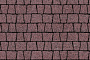 Плитка тротуарная Антик Б.3.А.6 Гранит+ красный с черным