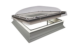 Окно для плоских крыш FAKRO DMC-C P2 с куполом, 1200*1200 мм