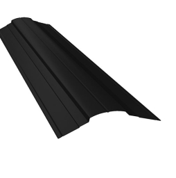 Планка конька фигурного 70*70 мм Grand Line PurPro Matt RAL 9005, 2 м