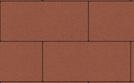 Плитка тротуарная Прямоугольник (Ла-Линия) Б.5.П.8 гладкий красный 600*300*80 мм
