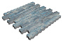 Плитка тротуарная SteinRus Волна В.3.Ф.6, Native, Амбер, толщина 60 мм