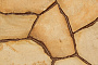 Песчаник желтый рваный край, 50-60 мм
